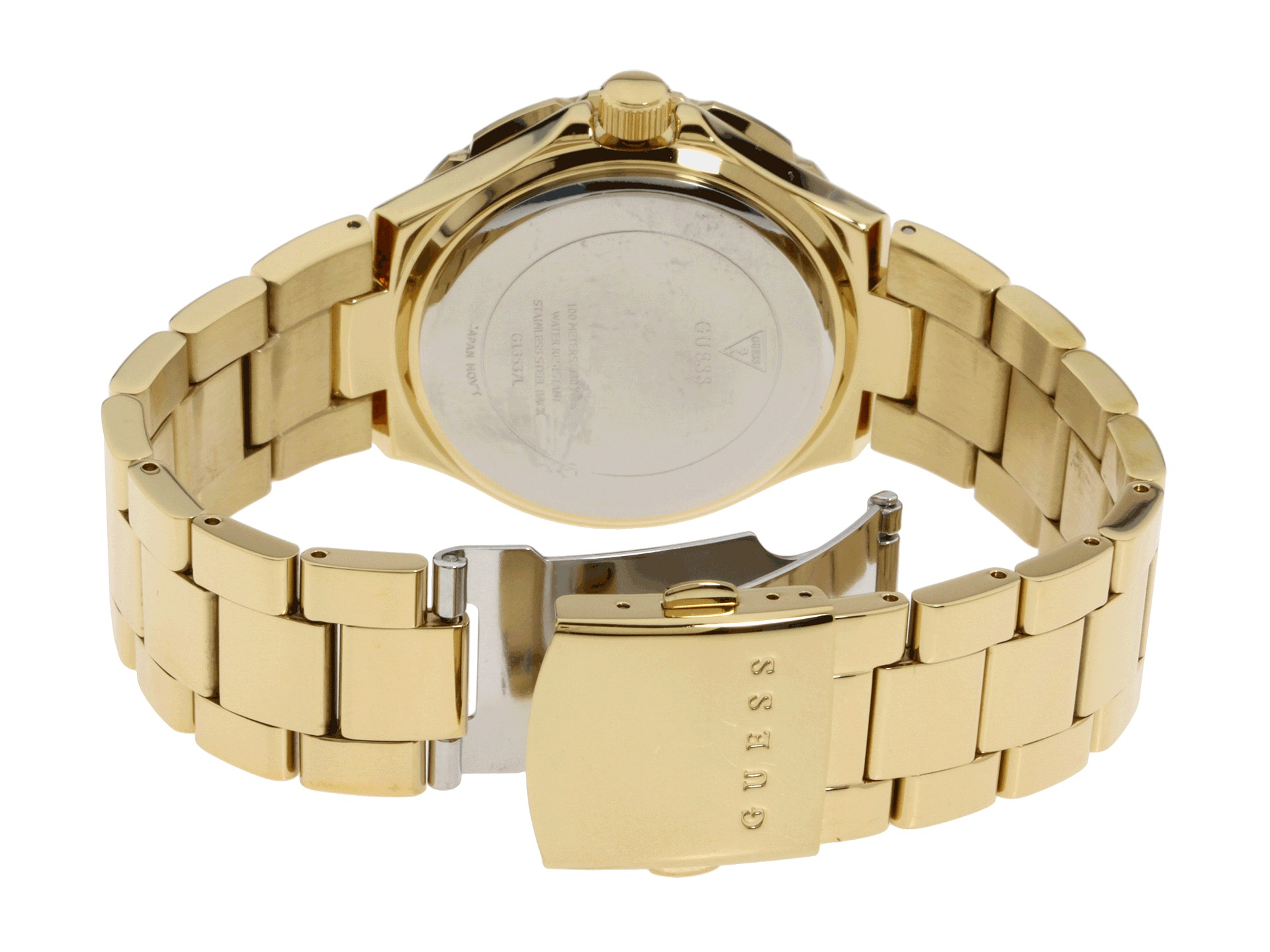 Guess watches in Gold (Gold Bracelet/Gold Case With Cry) | Lyst