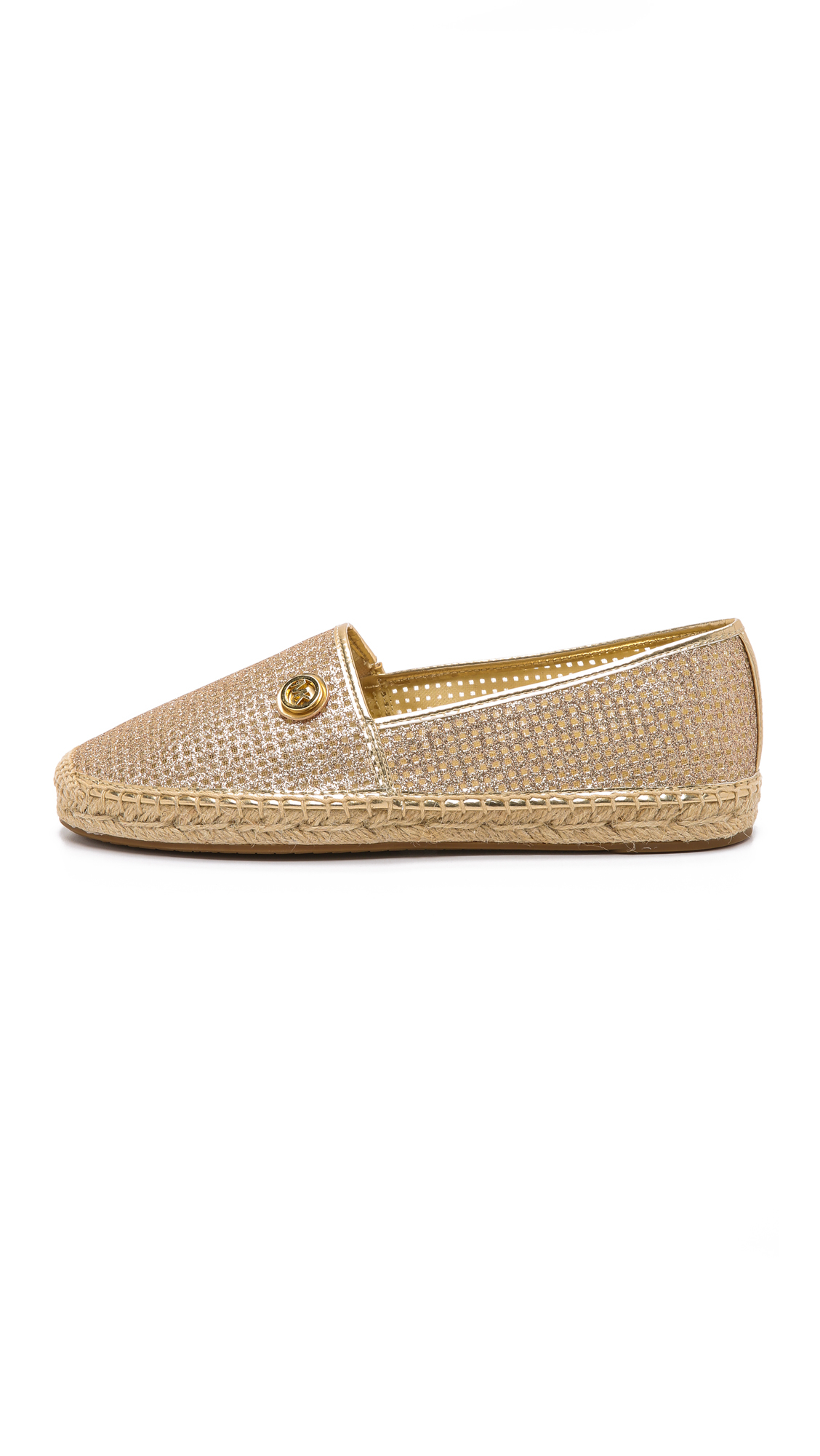 Lyst - Michael Michael Kors Kendrick Espadrilles in Metallic