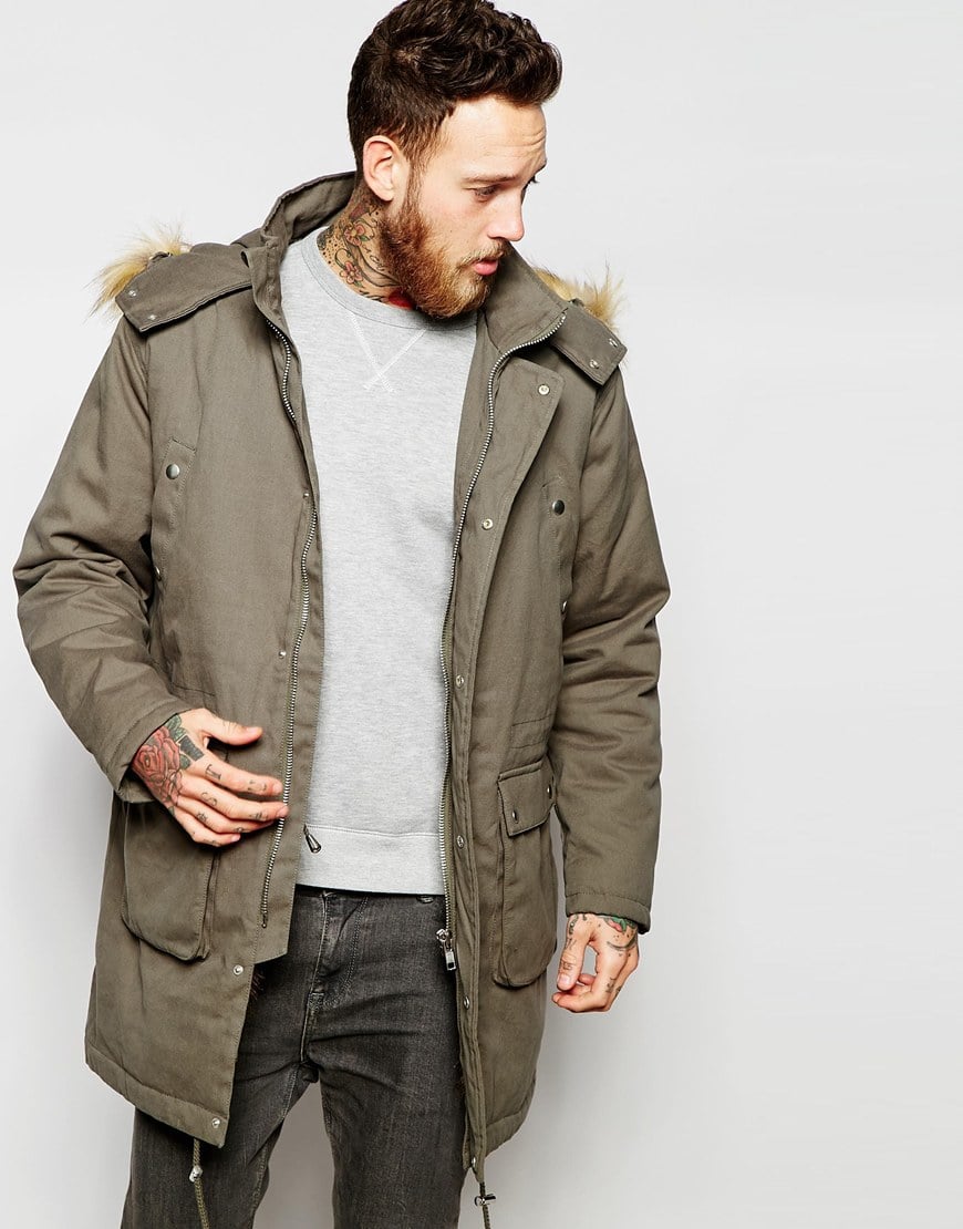 Faux Fur Lined Parka