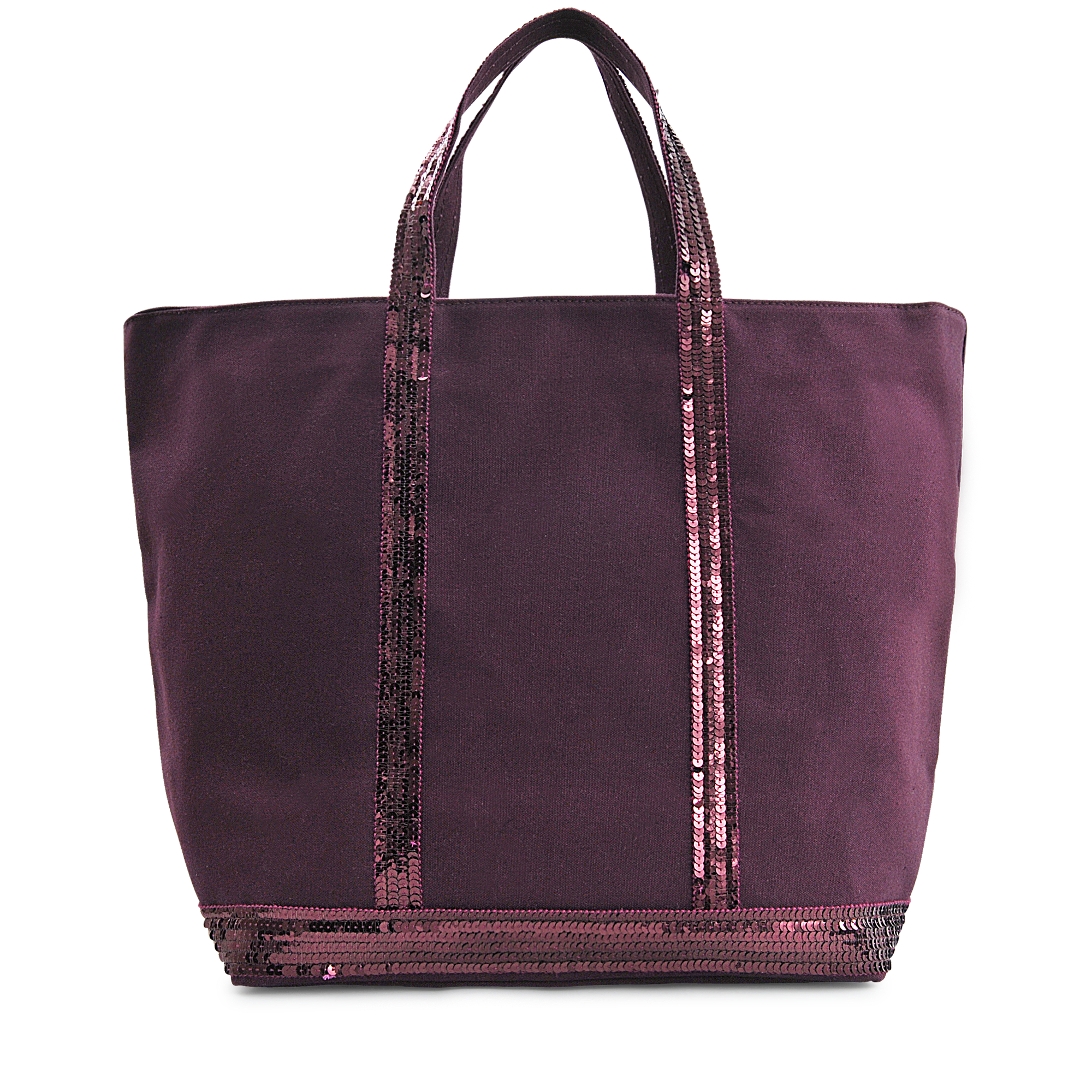 Vanessa bruno Medium Tote + Sequined Canvas in Purple Lyst