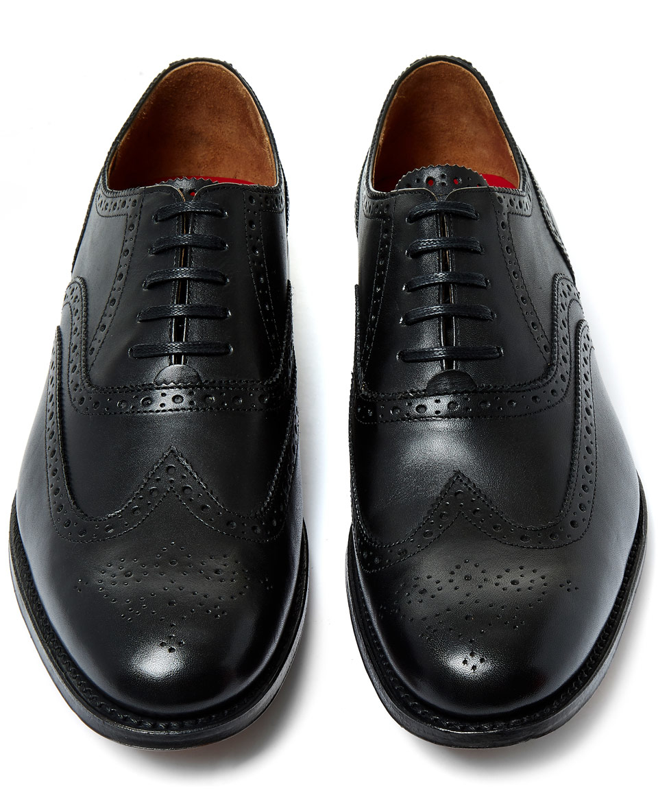 black oxford shoe