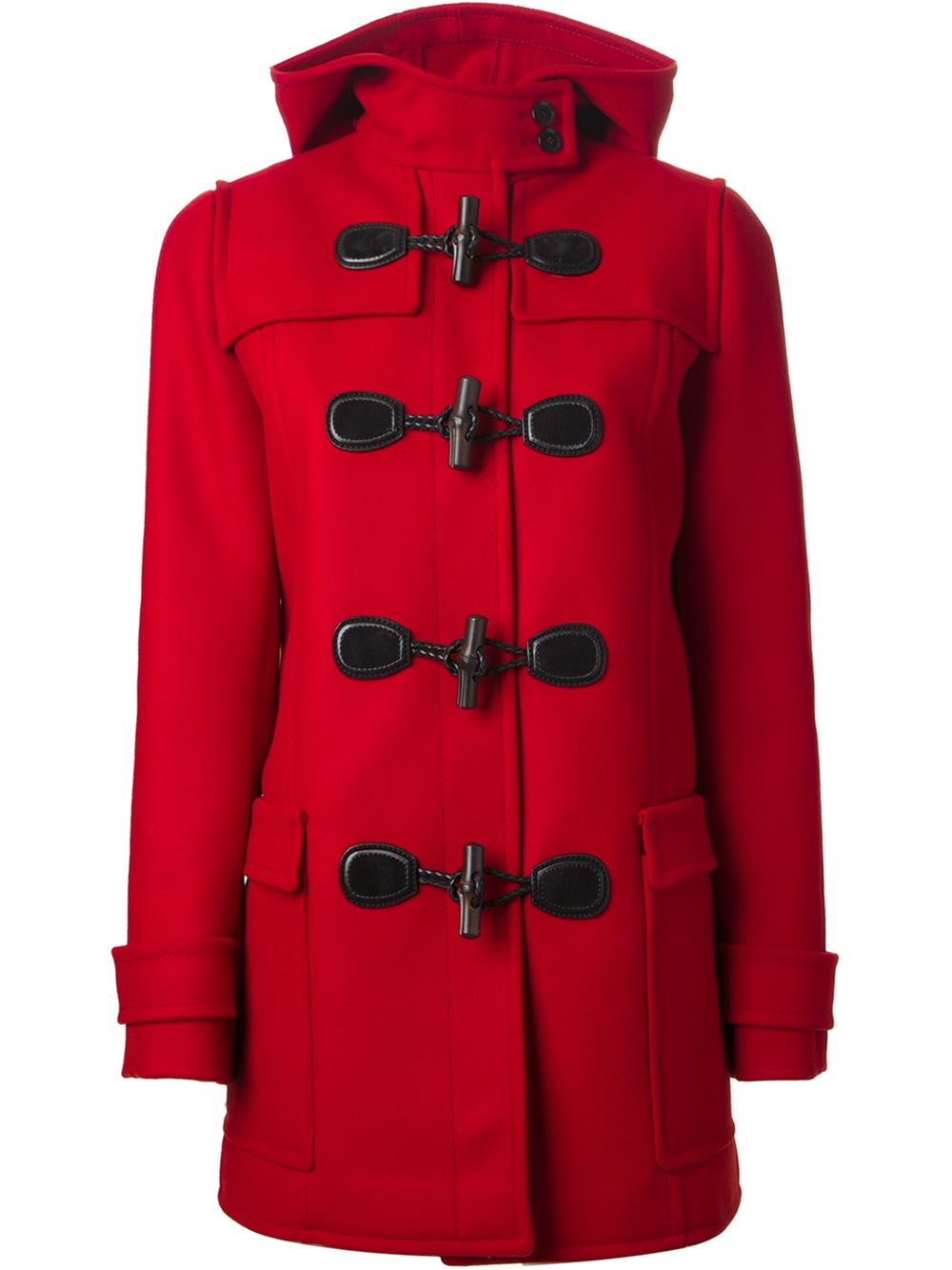 Lyst - Gucci Classic Duffle Coat in Red