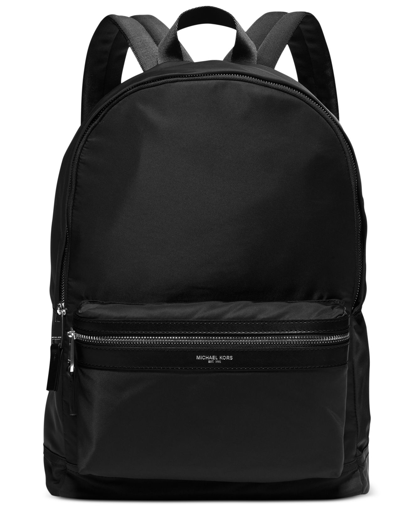 Black Nylon Backpack 74