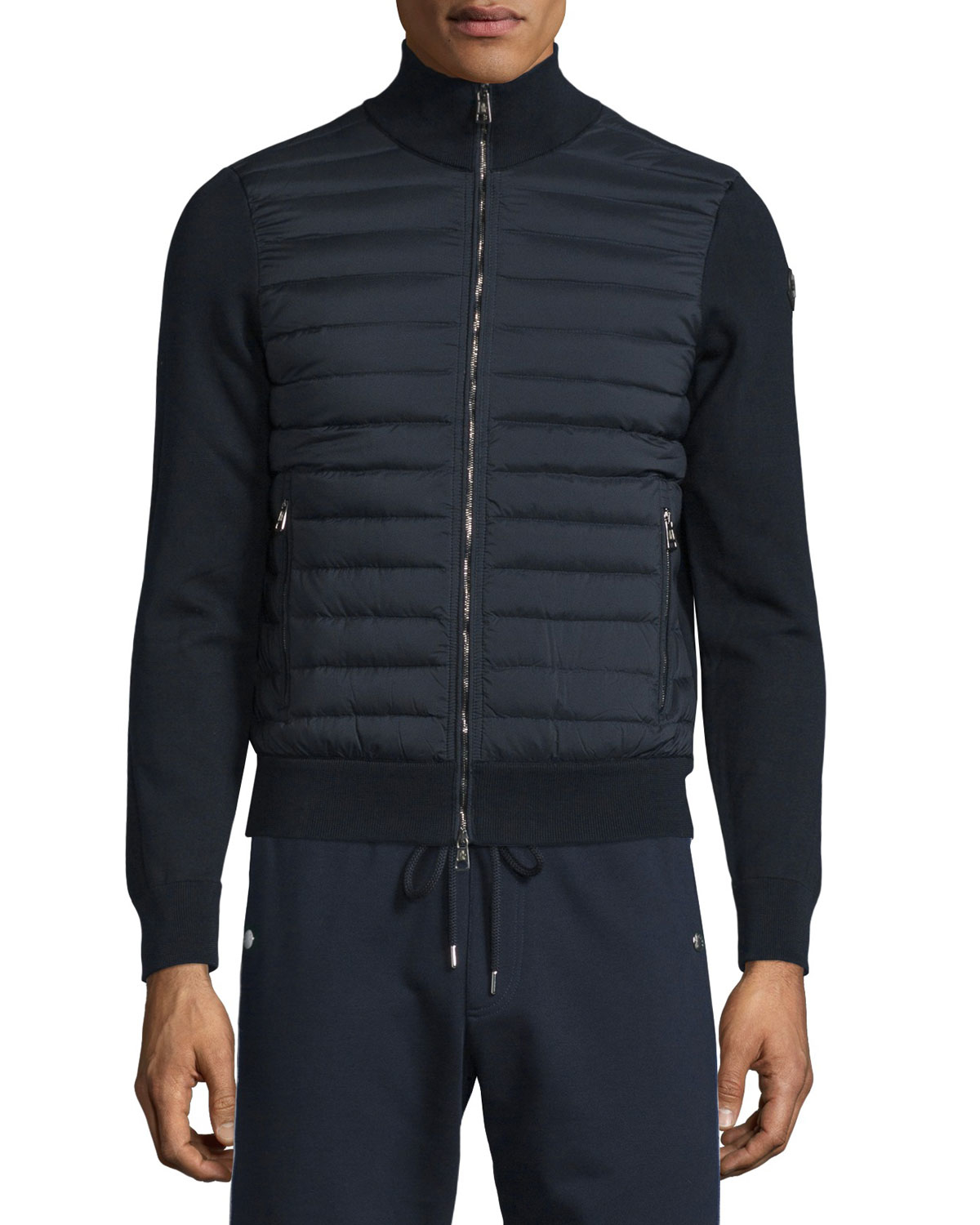 moncler down quilted front ribbed jacket moncler down quilted front ribbed jacket