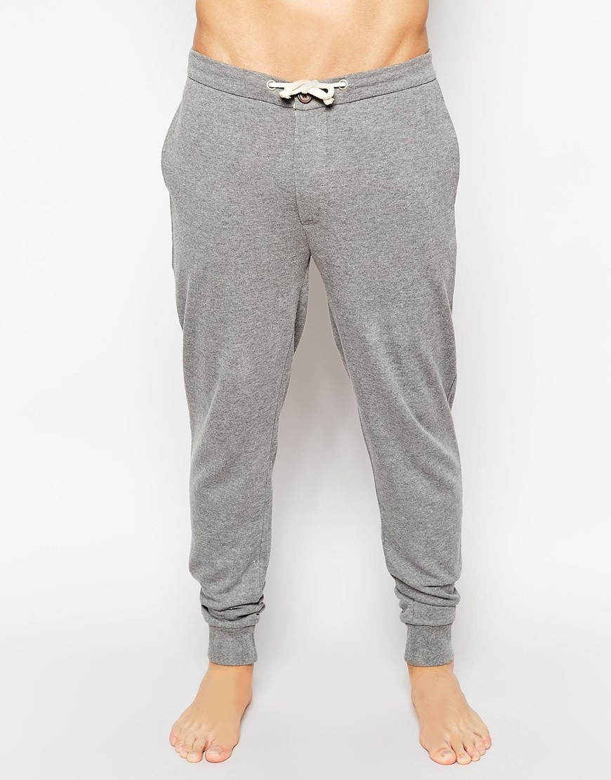Asos Skinny Sweatpant with Zip Fly and Button Detail in Gray for Men ...