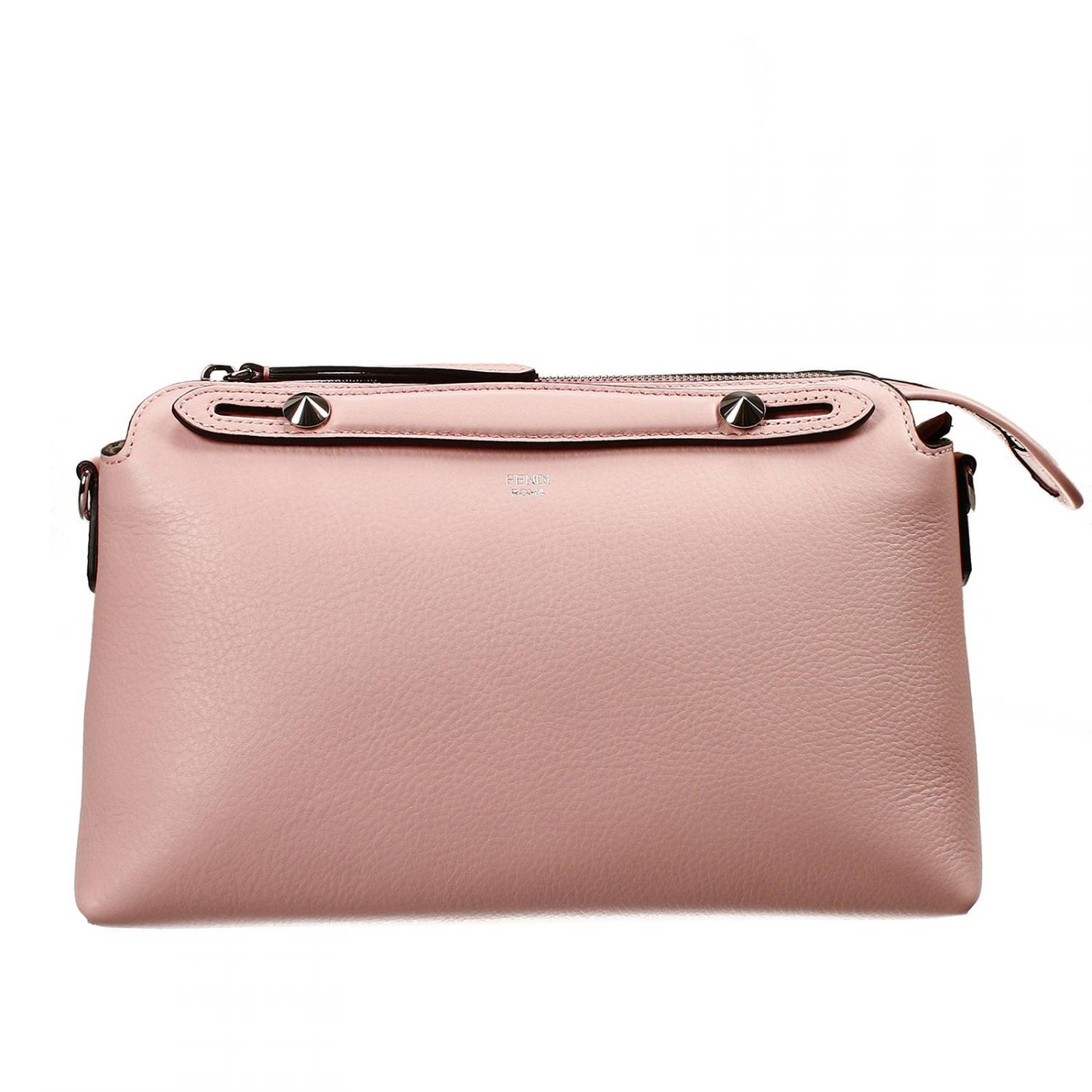 Fendi | Pink Clutch Bag By The Way Duffle Small Leather | Lyst