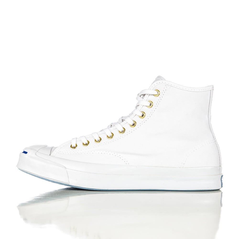 Lyst - Converse Jack Purcell Signature Duck Canvas Hi In White in White ...