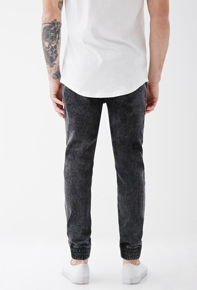 stone wash joggers