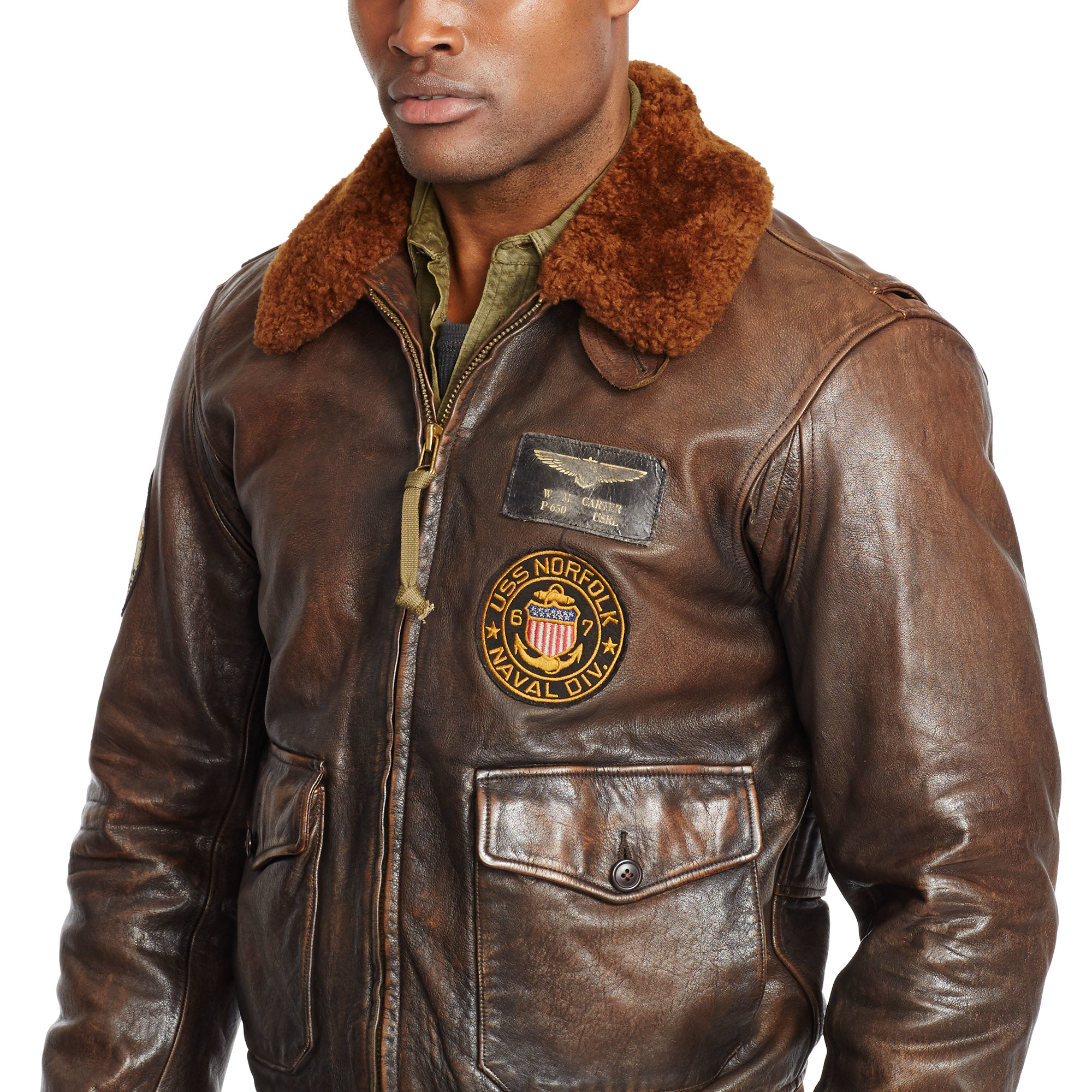 iconic bomber jacket ralph lauren