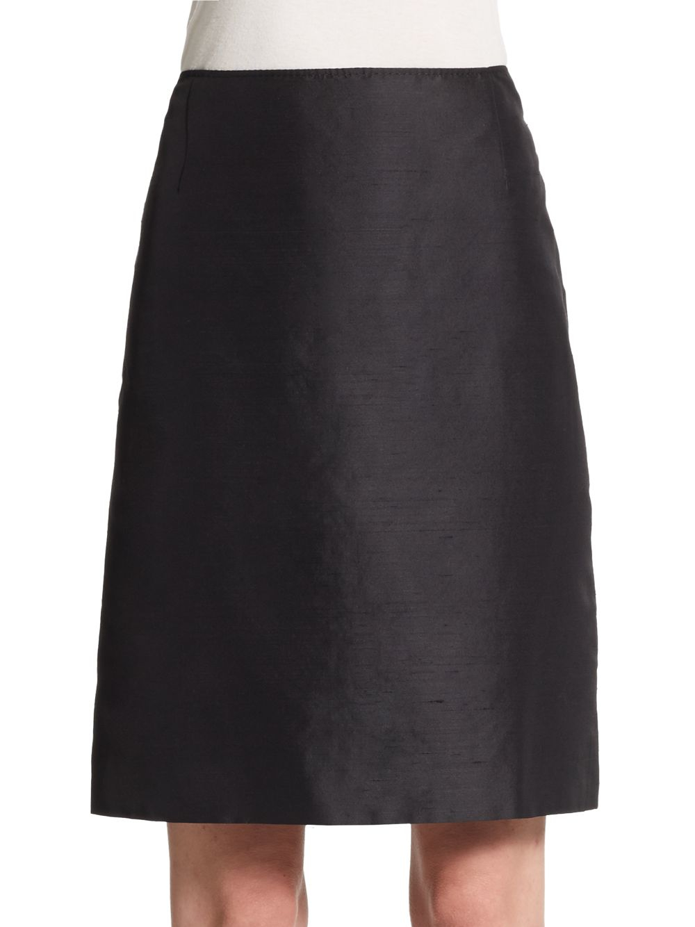 pencil skirt silk