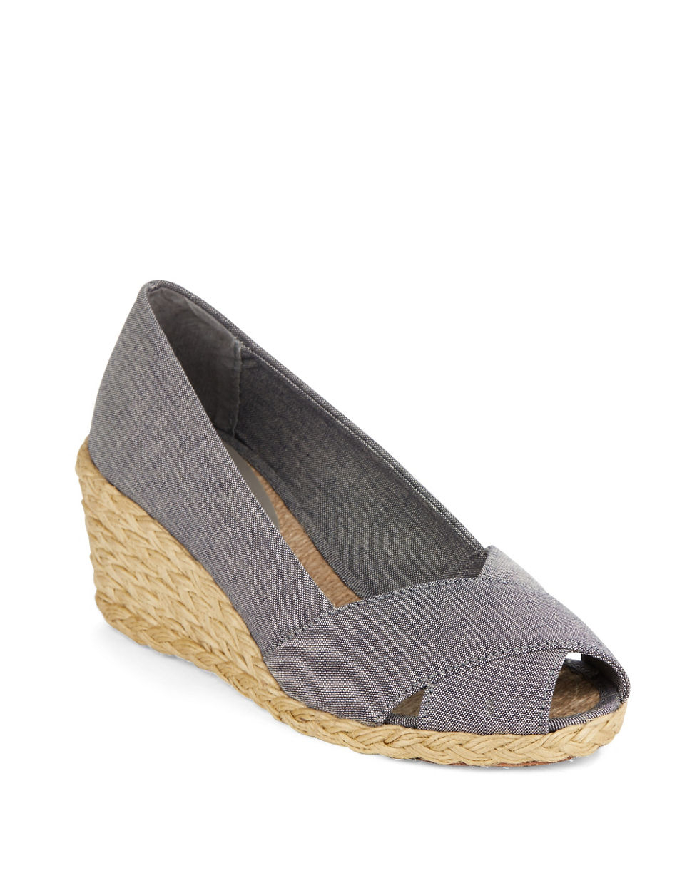 grey flat espadrilles