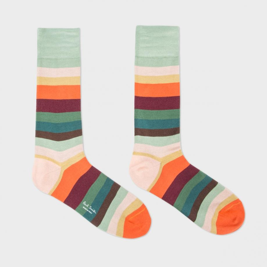 Paul smith Men's Multi-coloured Stripe Socks in Multicolor for Men ...