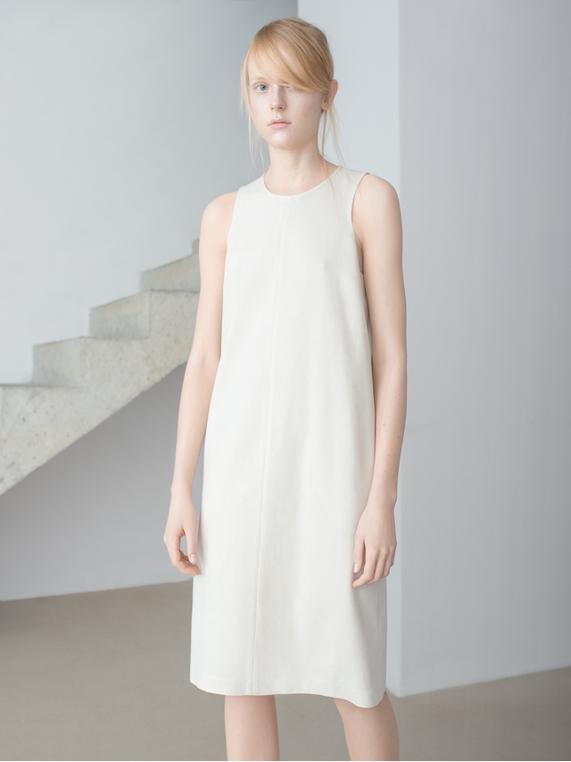 White Sleeveless Dress