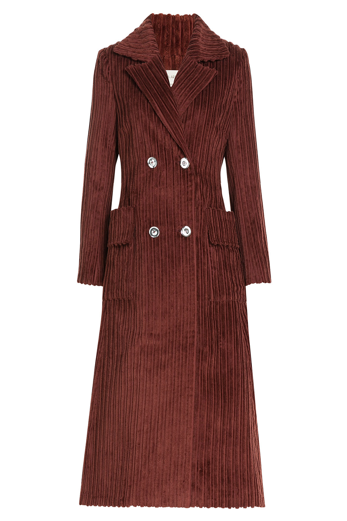 Lyst - Isa Arfen Corduroy Coat - Brown in Brown