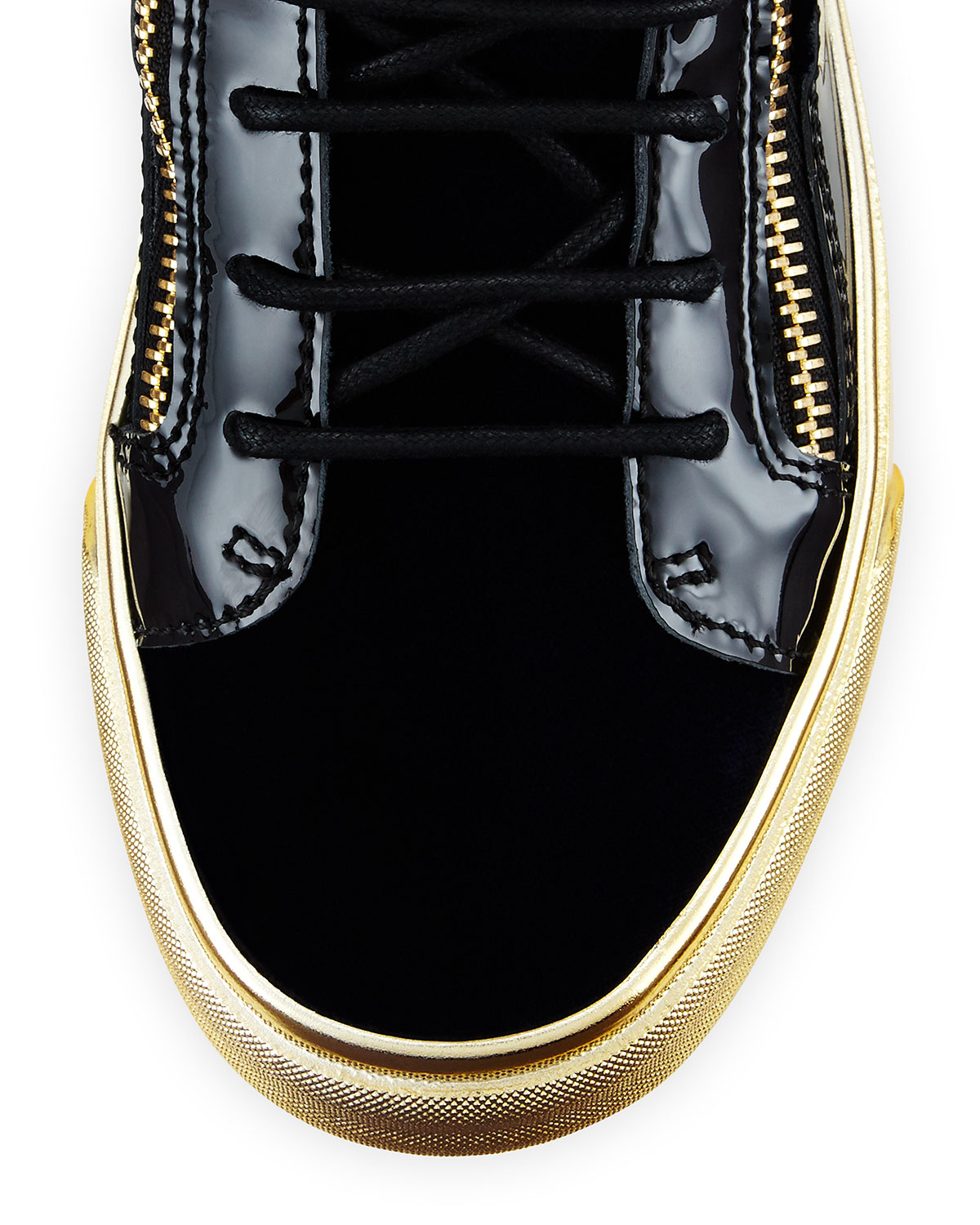 giuseppe zanotti patent trainers