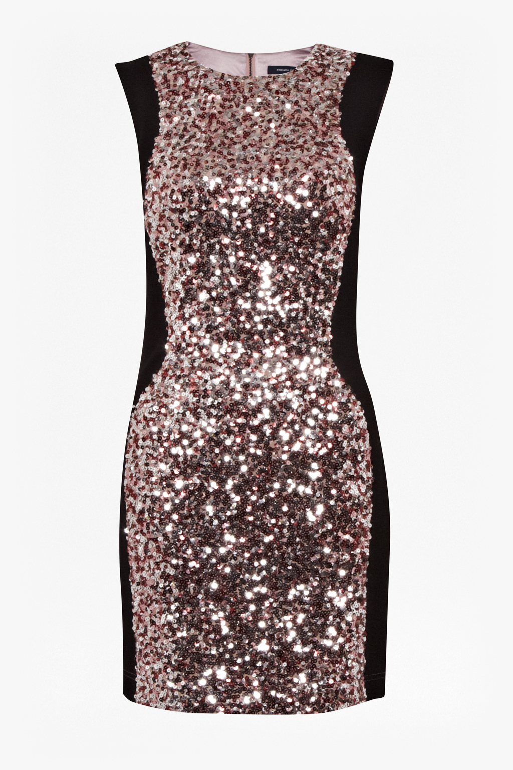 French Connection Lunar Sparkle Sequin Mini Dress In Pink Lyst 