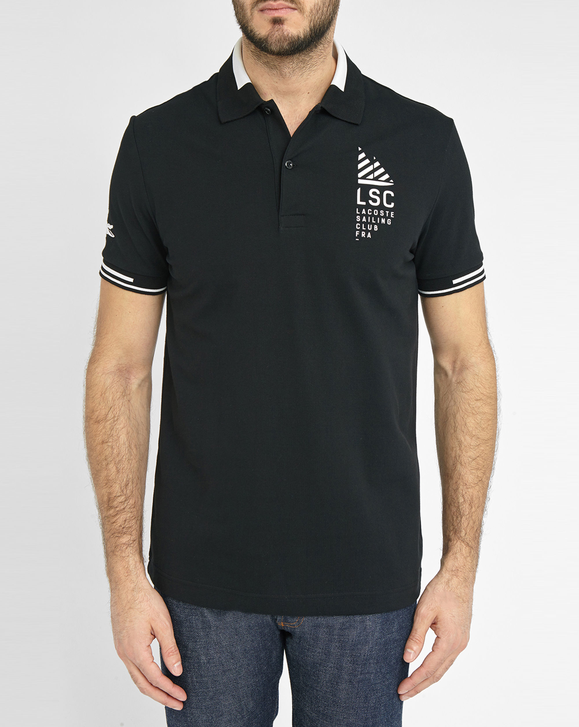 lacoste tshirt black