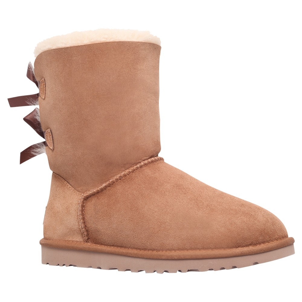 Ugg Bailey Bow Short Boots in Brown (Chestnut) | Lyst