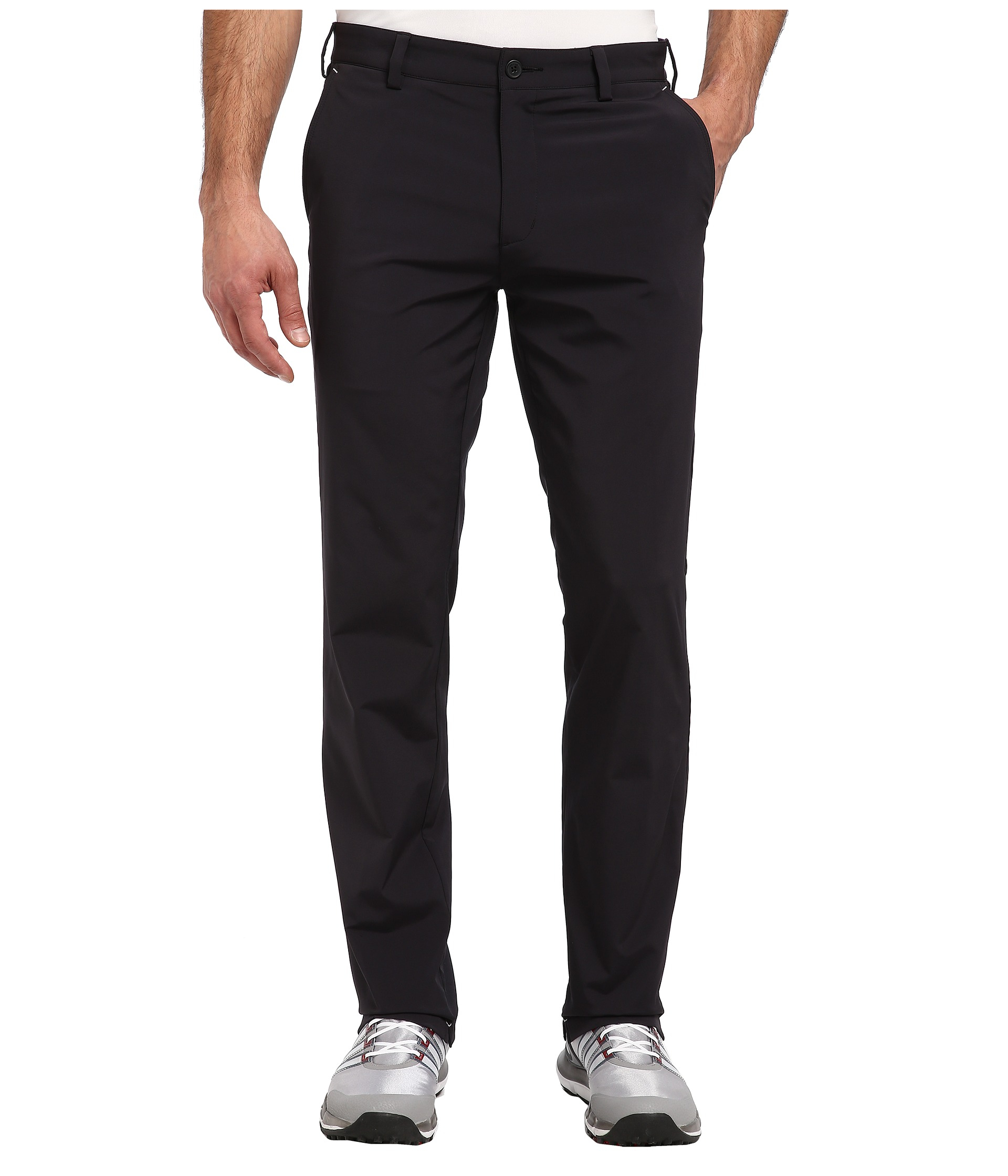 Adidas Golf Fall Weight Pant in Black for Men (Black/White) | Lyst