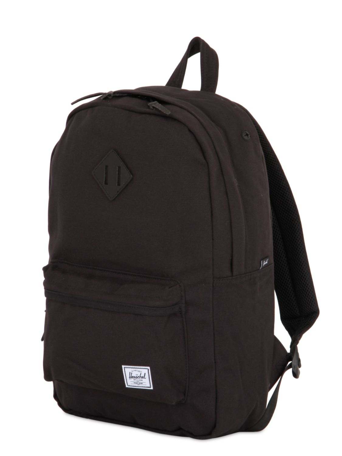 Herschel Supply Co. | Black 19l Heritage Canvas & Leather ...
