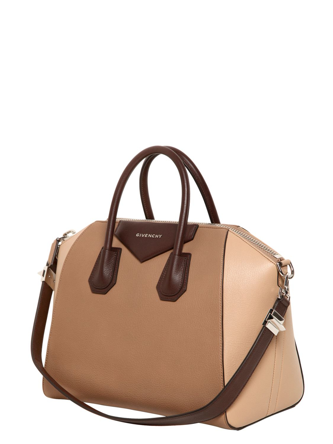 Lyst - Givenchy Medium Antigona Grained Leather Bag in Brown