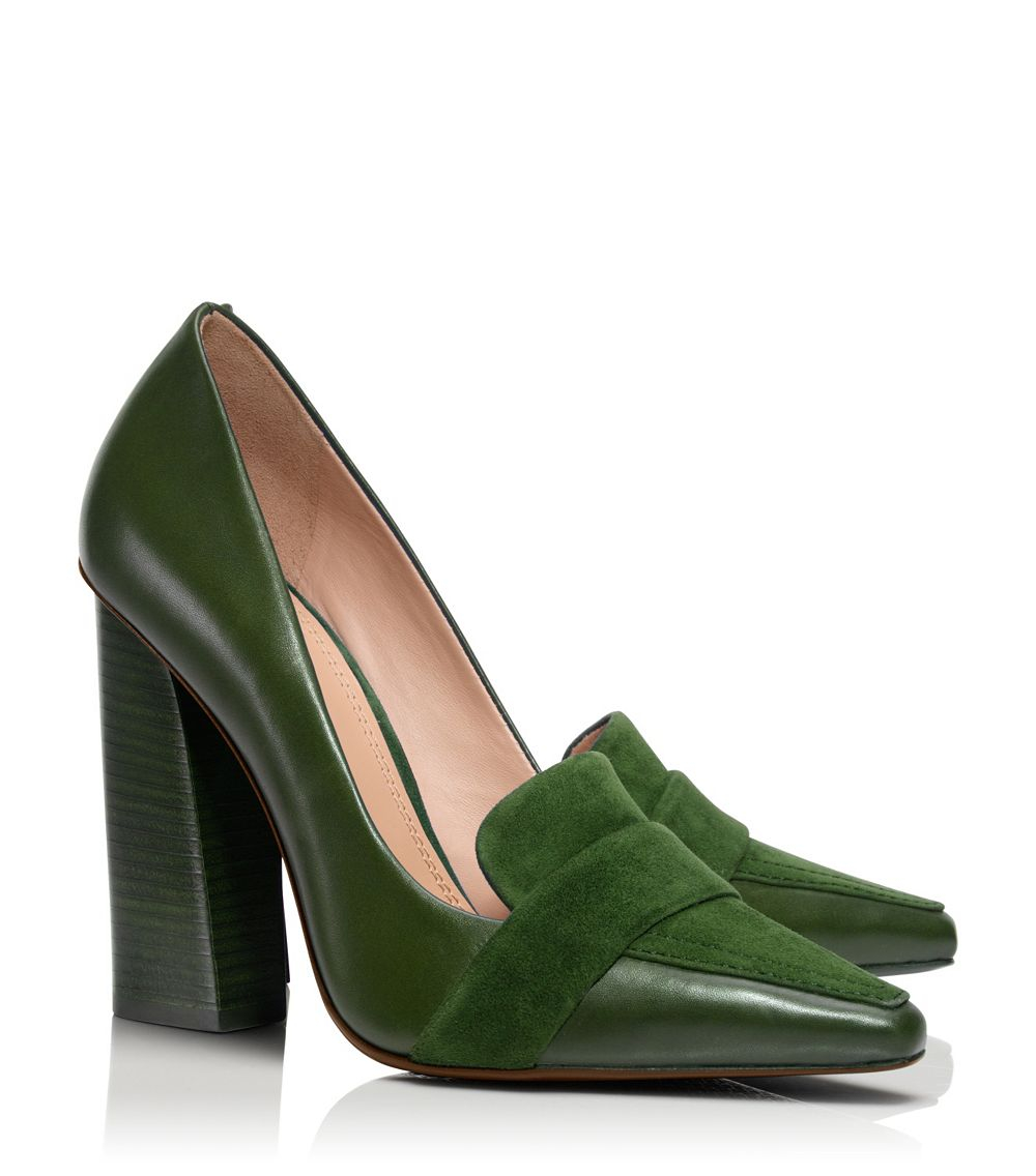 Lyst - Tory Burch Smith Pump in Green