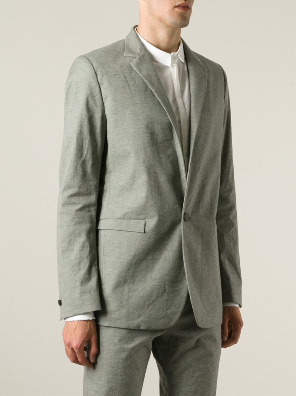 Label Under Construction | Gray Classic Jacket for Men | Lyst