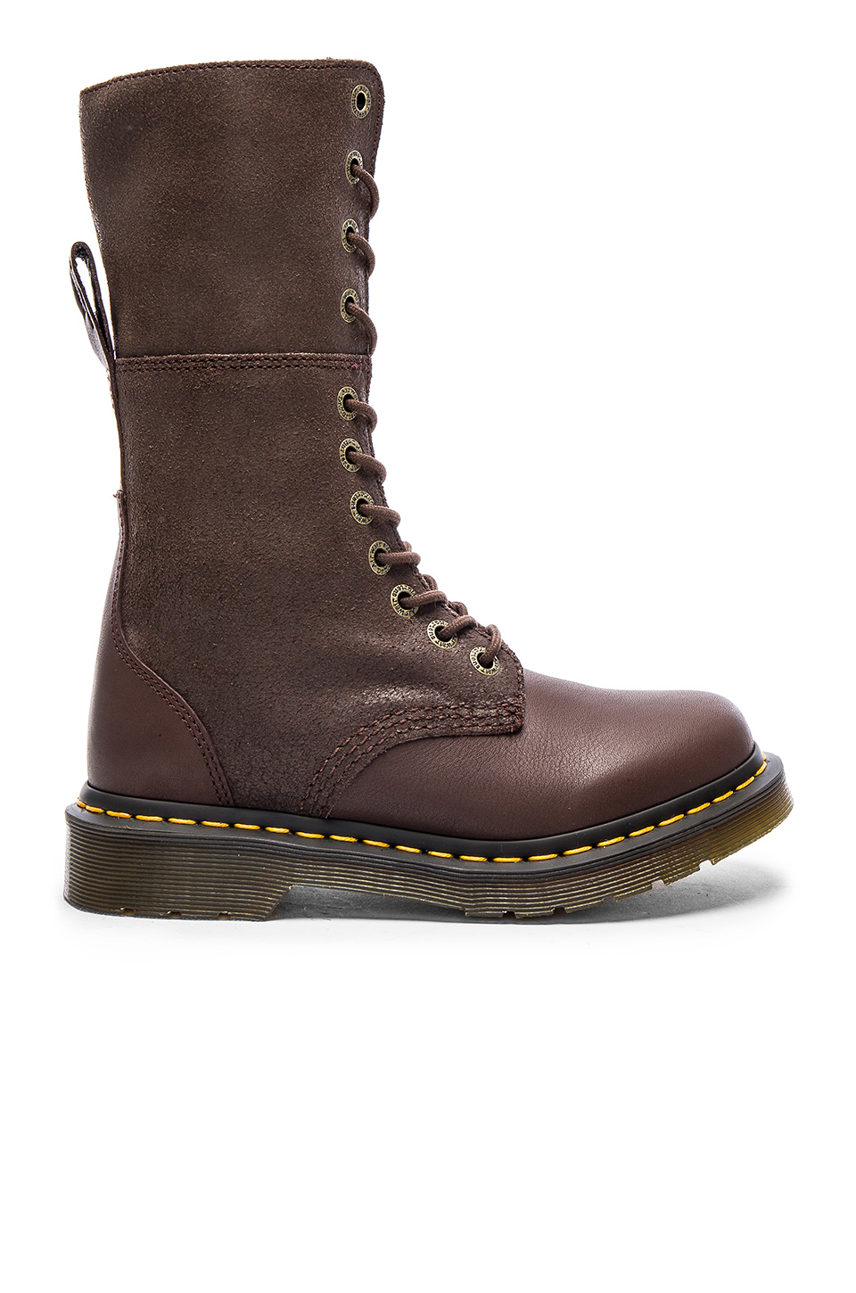platform doc martens brown
