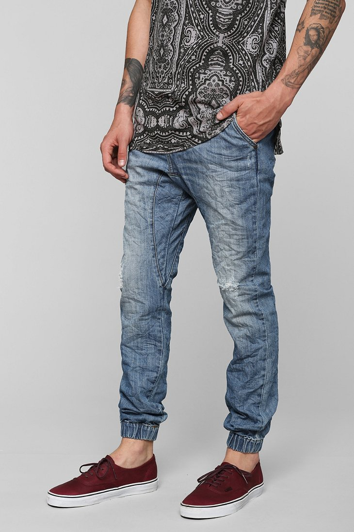 mens jean joggers canada