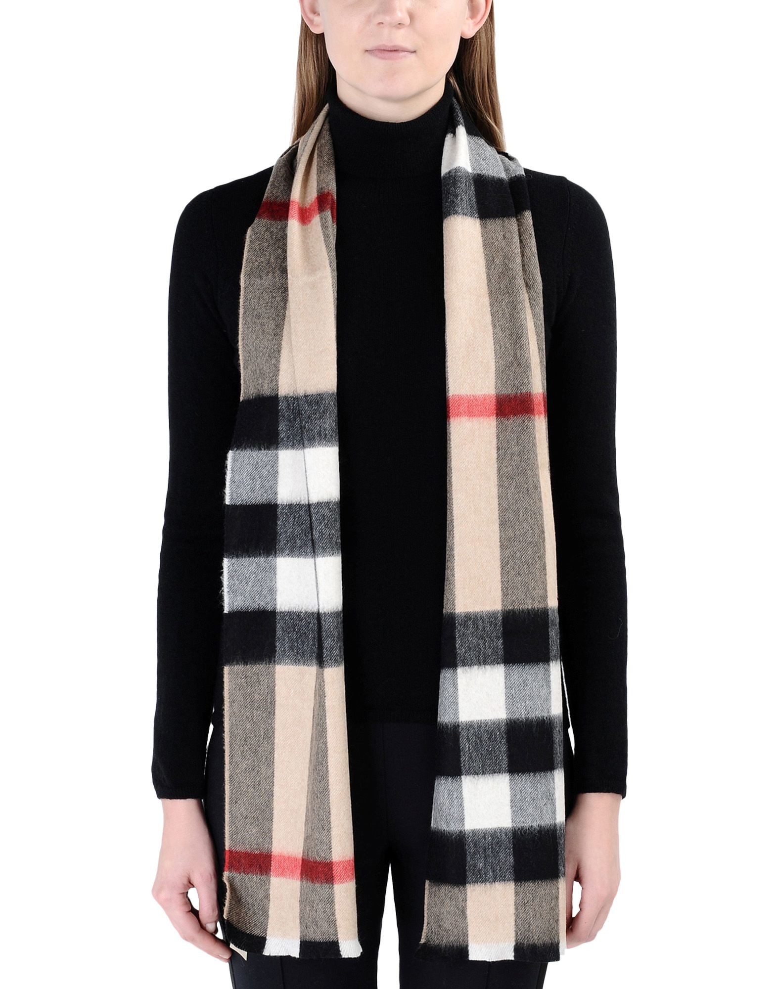 Burberry london Oblong Scarf in Multicolor (Beige) Lyst