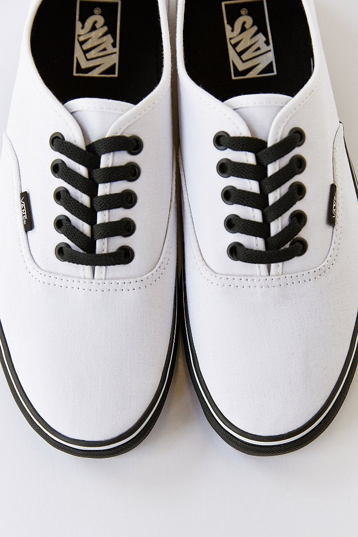 vans authentic black sole vans authentic black sole