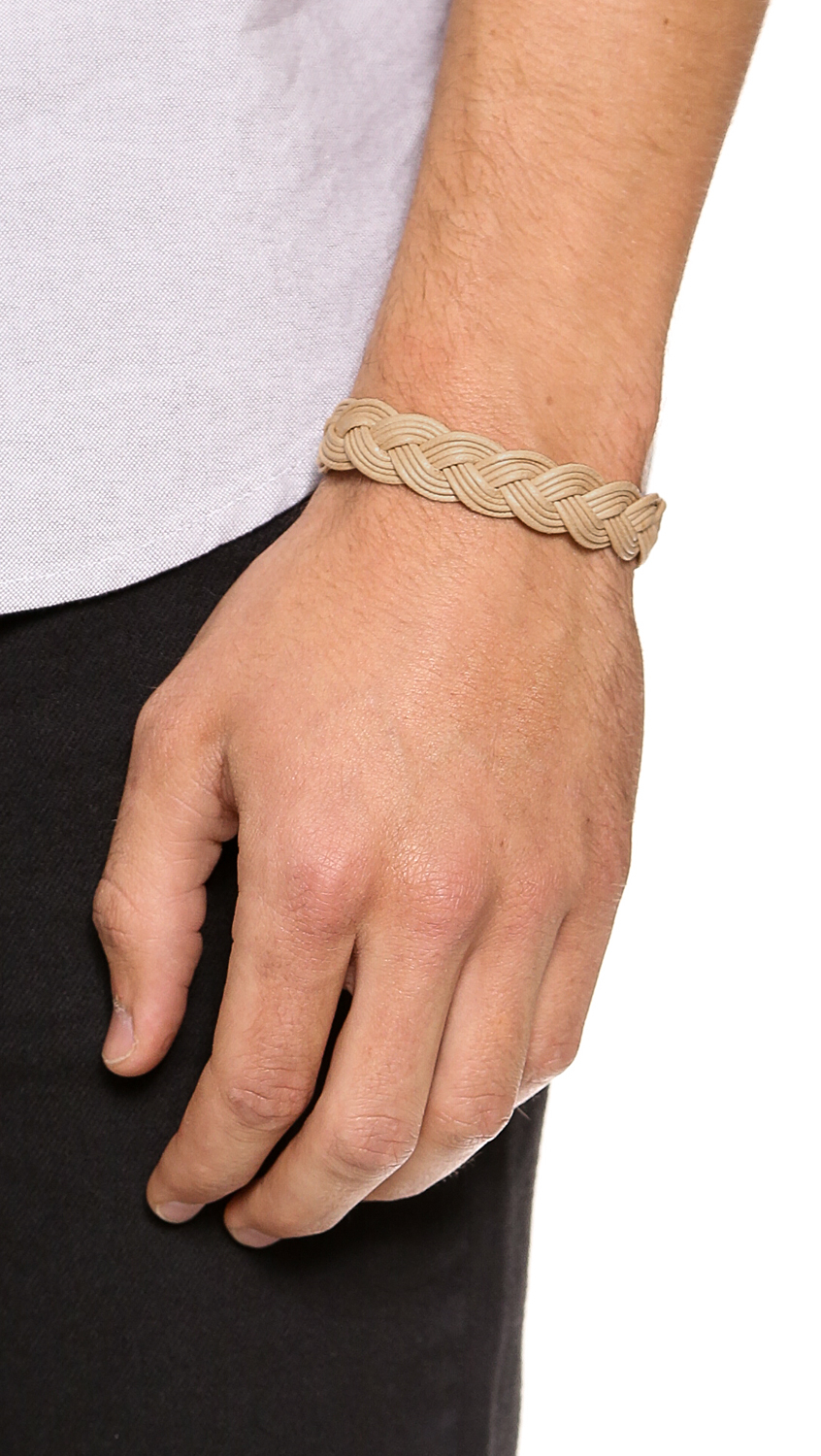 Lyst Miansai Nantucket Woven Rope Bracelet In Natural For Men Gallery