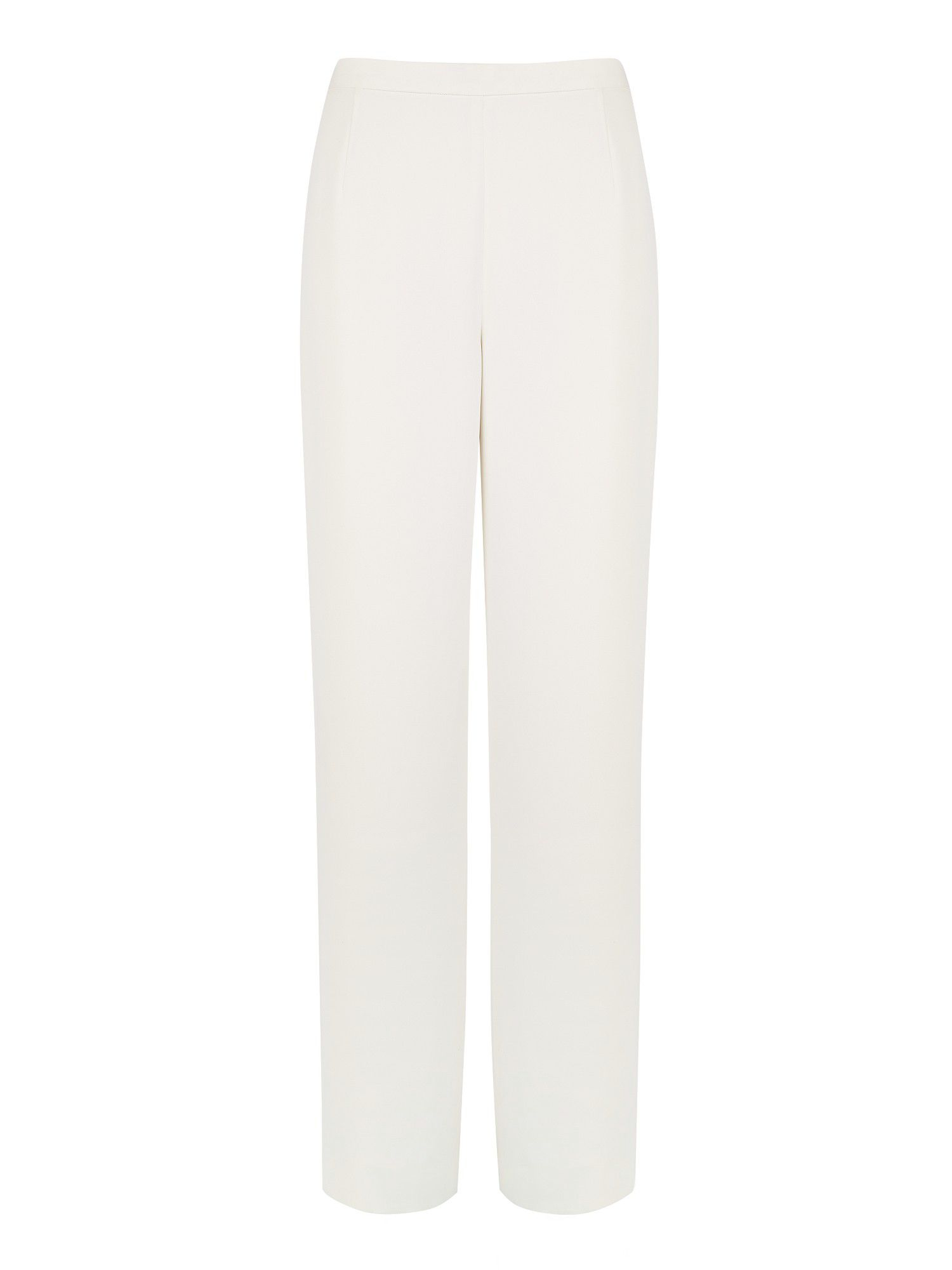 Jacques vert Cream Crepe Soft Trouser in White (Neutral) | Lyst