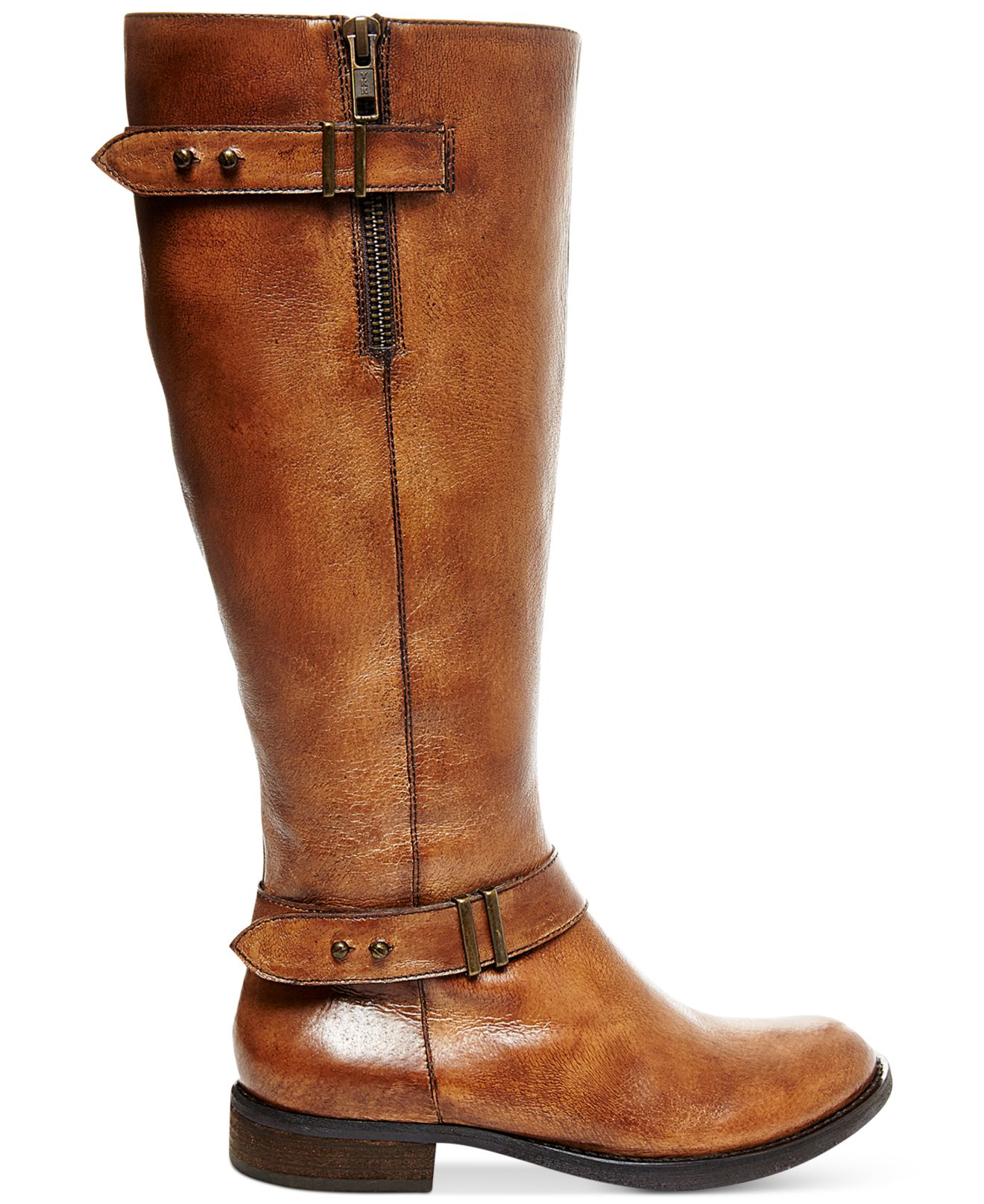 Steve madden Women's Alyy Riding Boots in Brown (Cognac) | Lyst