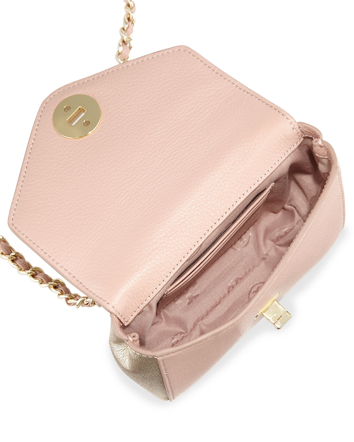 Tory Burch | Pink Kira Mini Chain-Strap Crossbody Bag | Lyst