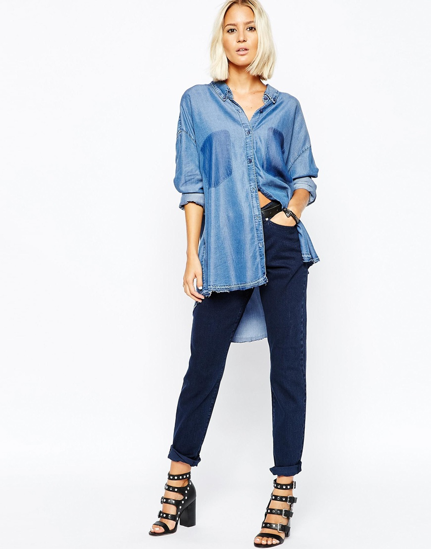 relaxed tencel shirt