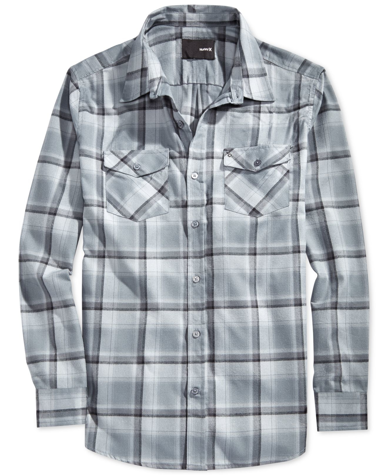 Lyst Hurley  Bailey Dri fit Plaid Long  sleeve  Shirt  in 