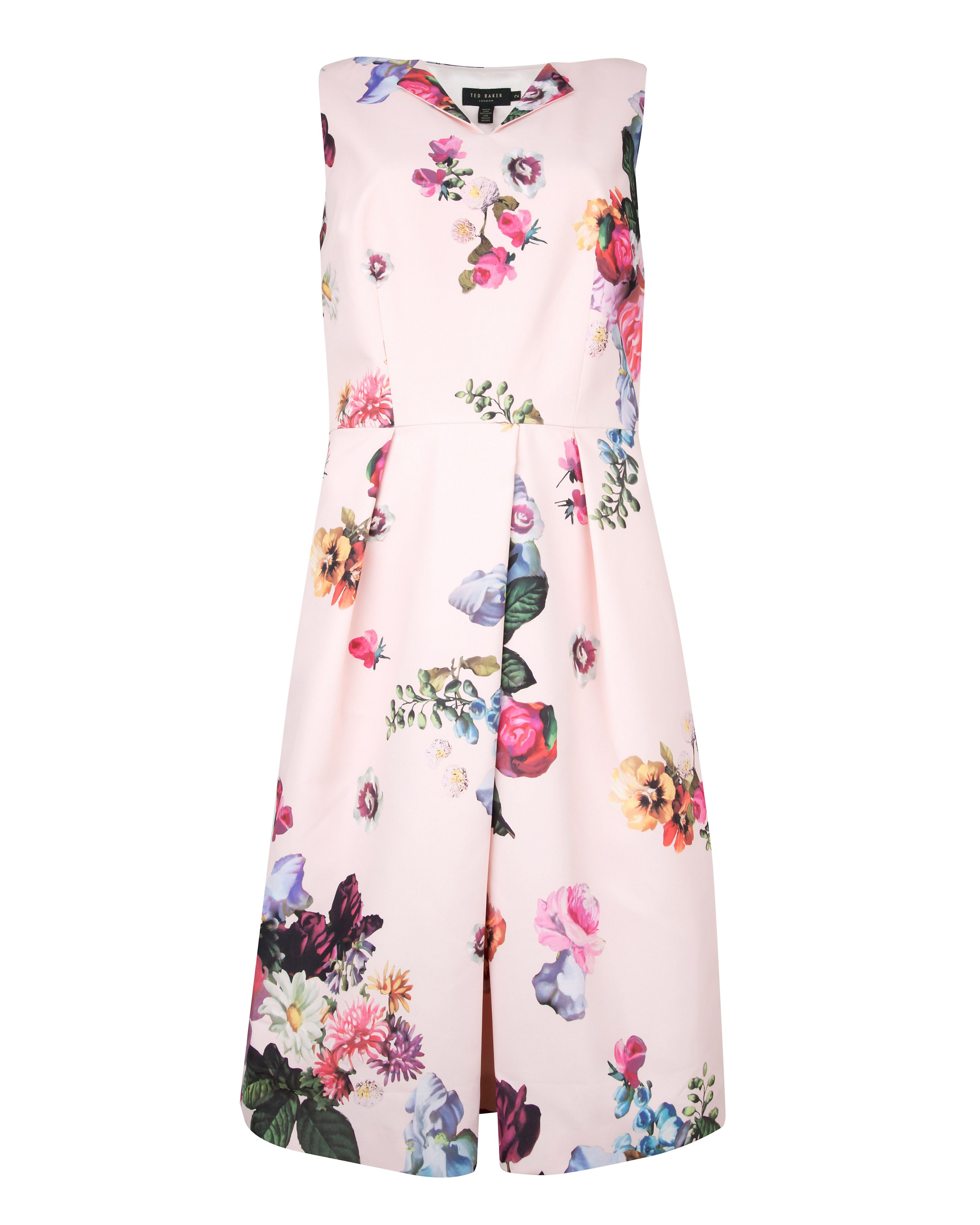 Ted Baker Deavon Floral Printed Dress in Multicolor (Pink) | Lyst