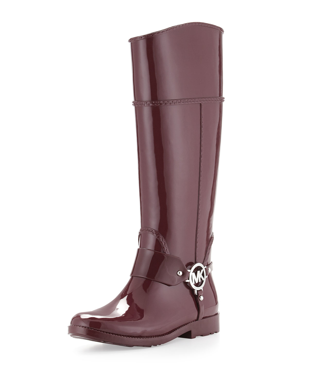 mk boots michael michael kors fulton harness boot in purple mk boots michael michael kors fulton harness boot in purple