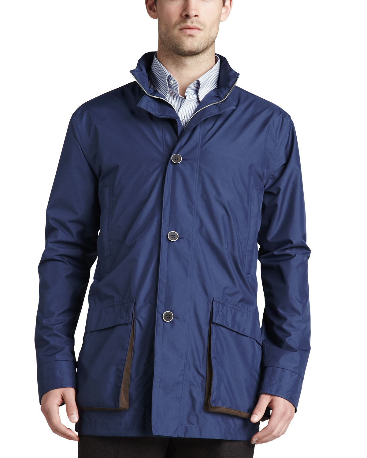 Peter millar Newport Lightweight Jacket in Blue for Men | Lyst