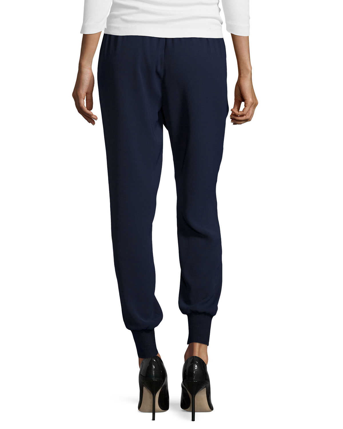 slouchy jogging trousers