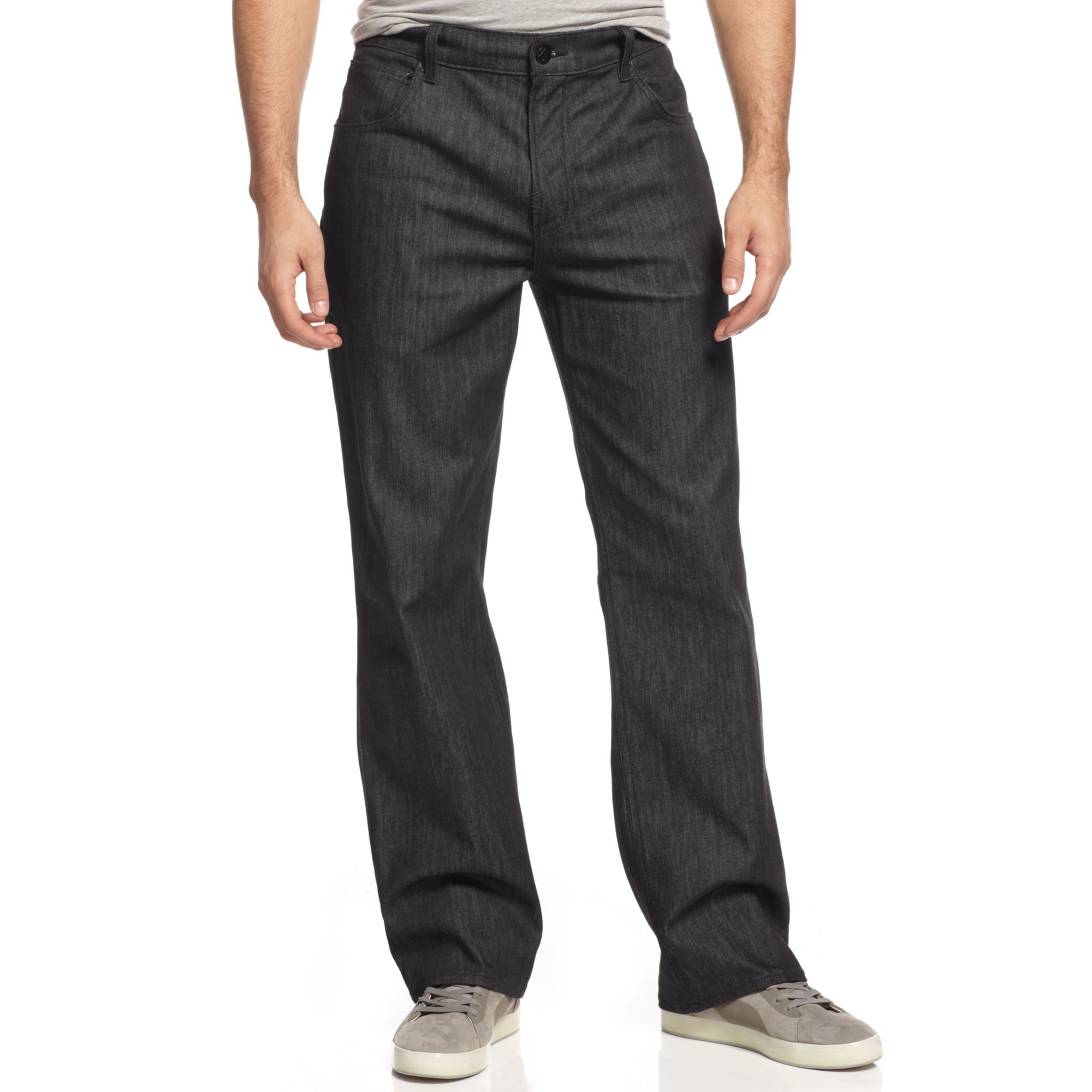 Lrg Big and Tall Classic C47 Stretch Jeans in Black for Men (Raw Black