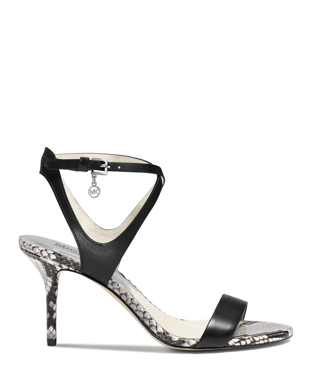 michael kors strappy black heels