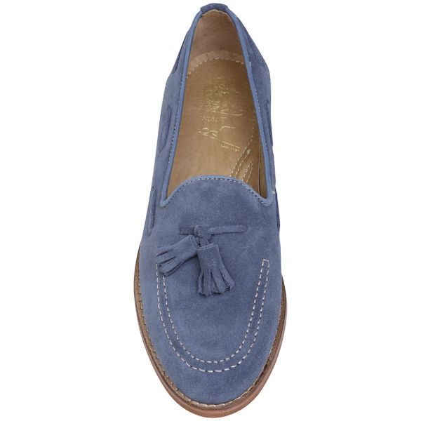 H by hudson Womens Stanford Suede Loafers in Blue for Men | Lyst