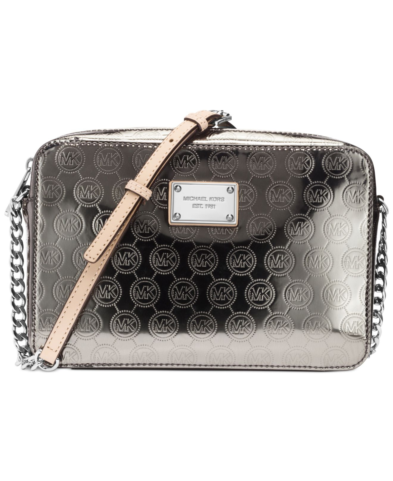 Lyst Michael Kors Jet Set Item Large East West Crossbody Gallery Previously Sold At Macy S Women Michael By Kors Jet Set