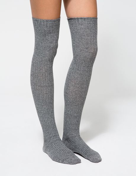 Baserange | Beige Over Knee Socks for Men | Lyst