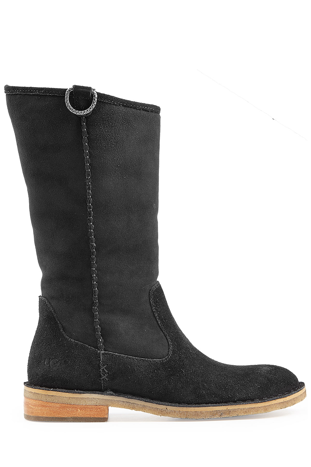 Ugg Daphne Sheepskin Boots - Black in Black | Lyst