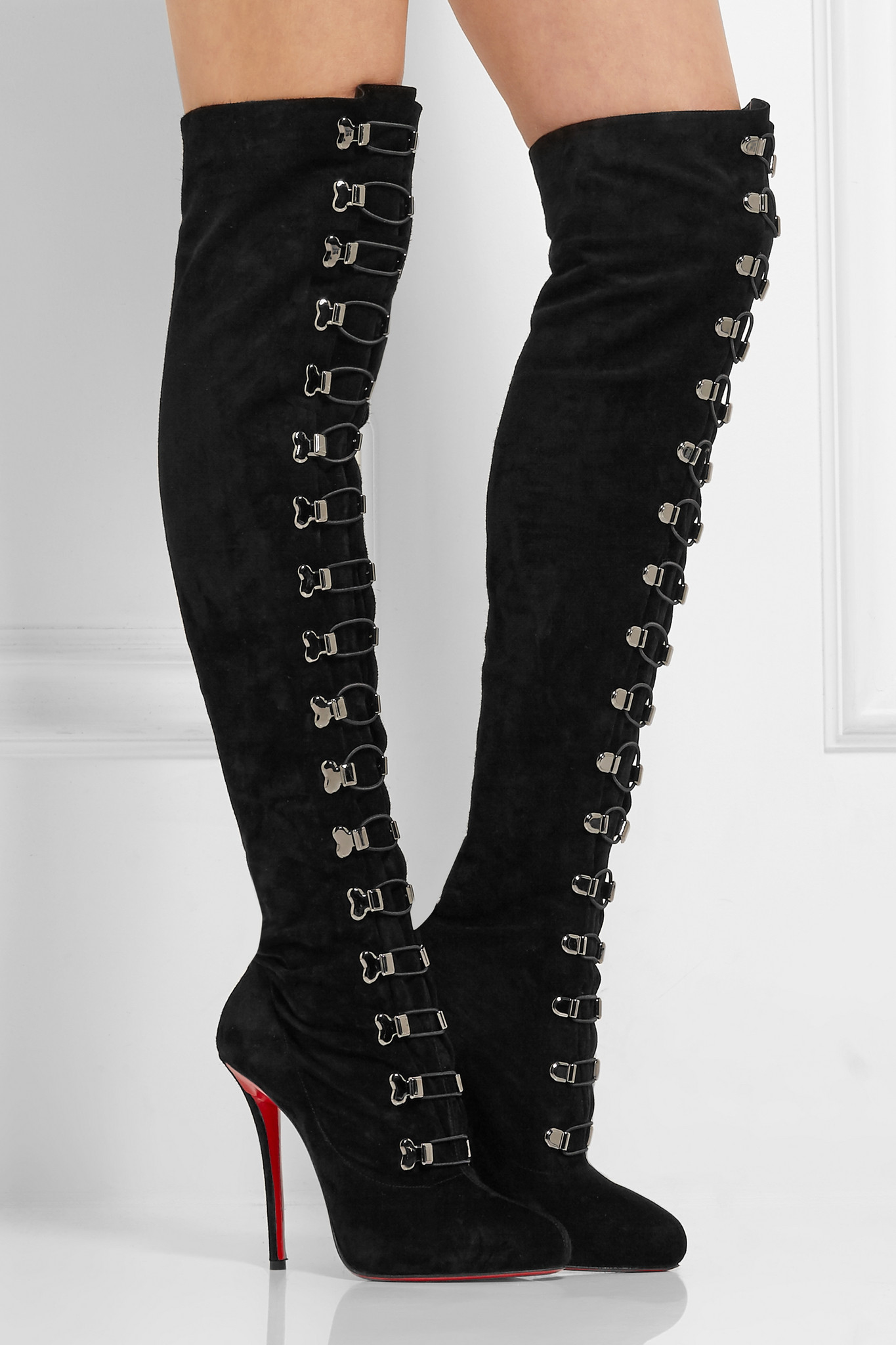 christian louboutin sempre monica 100 leather over-the-knee boots ...