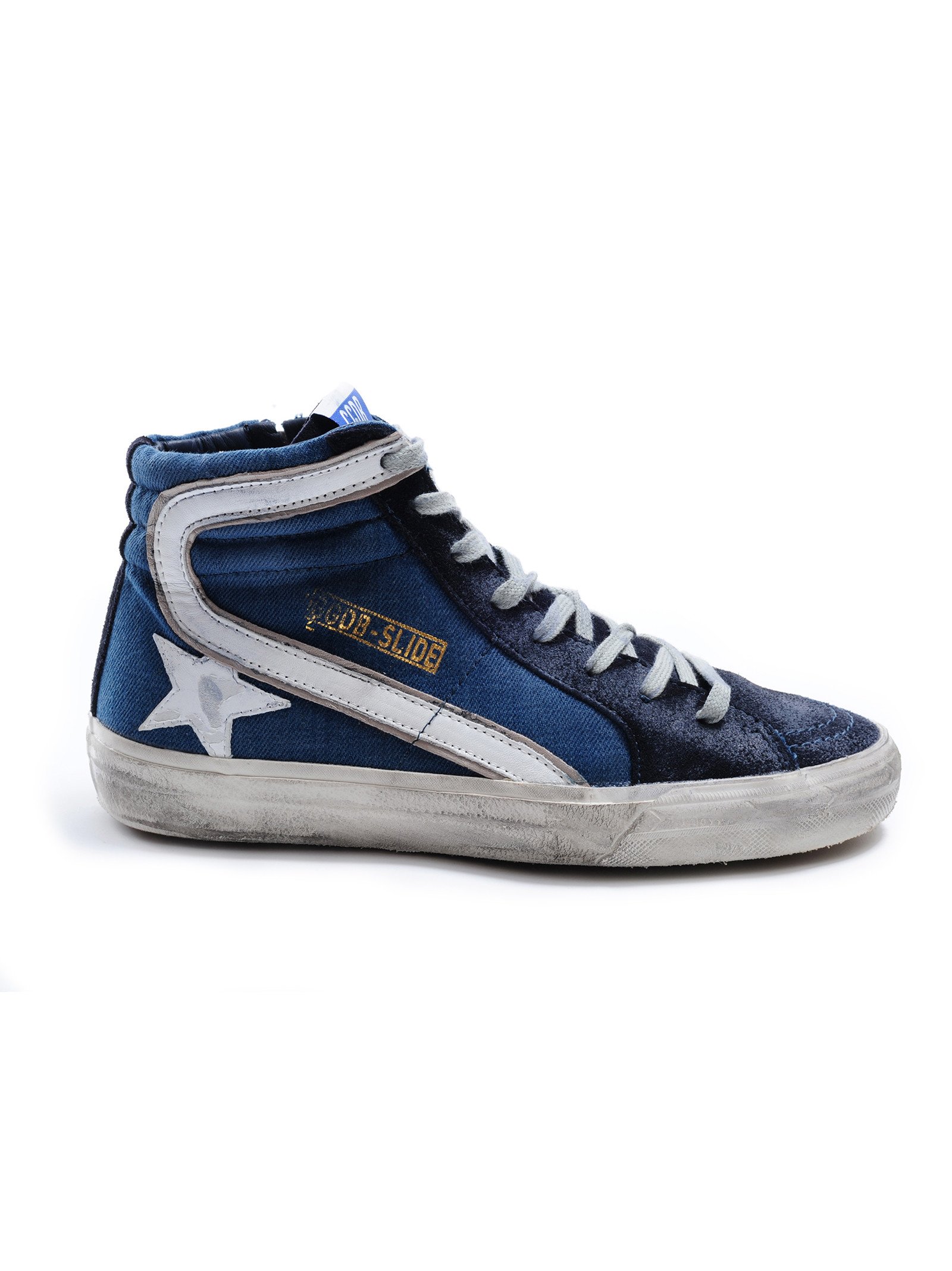 Golden Goose Deluxe Brand Sneakers Slide in Blue for Men (NAVY DENIM ...