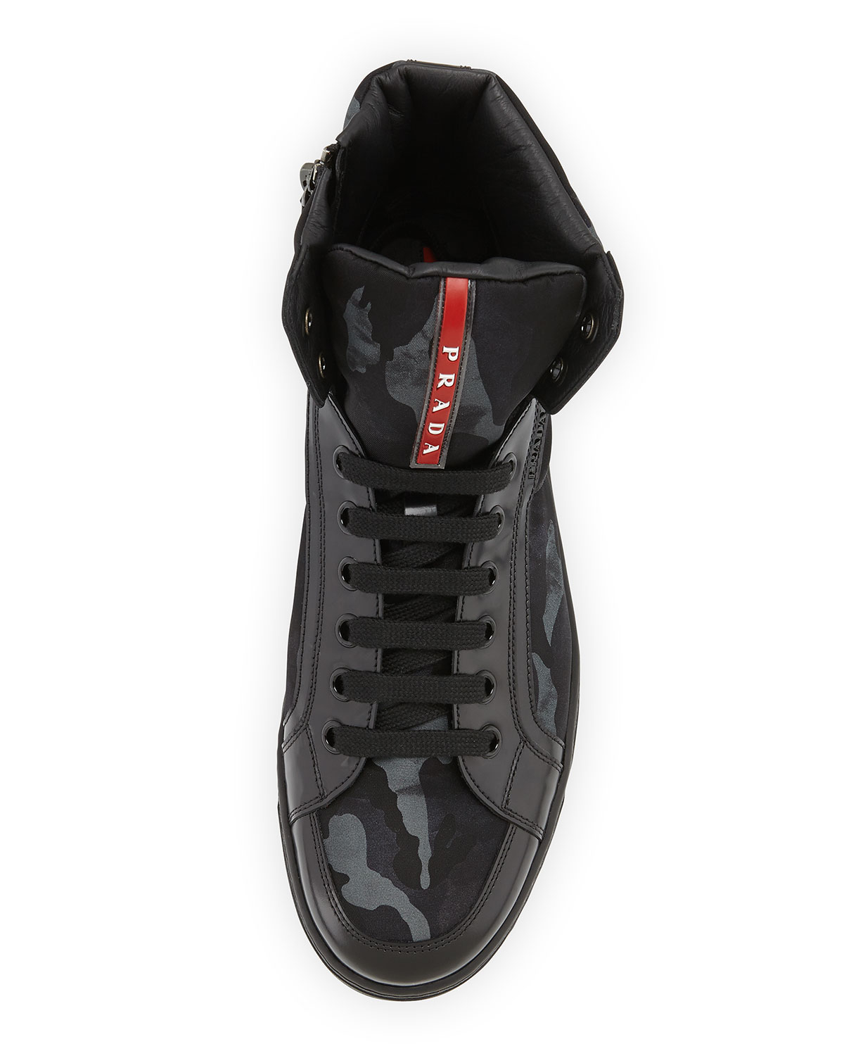 prada high top trainers